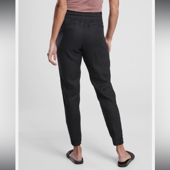 Athleta Black Cabo Linen Jogger Pant - Picture 14 of 16
